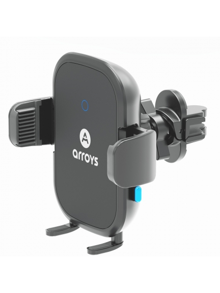 автомобильный держатель с беспроводной зарядкой Arroys Vent-W2 Auto 15W