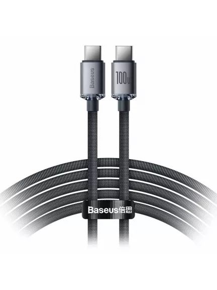 кабель передачи данных Baseus Crystal Shine Series Fast Charg Cable Type-C to Type-C 100W 2m