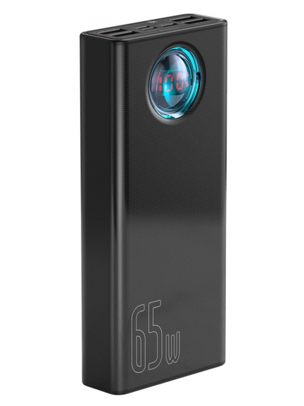 внешний аккумулятор с подсветкой и Power Delivery Baseus Amblight Digital Display Quick Charge Power Bank 30000mAh