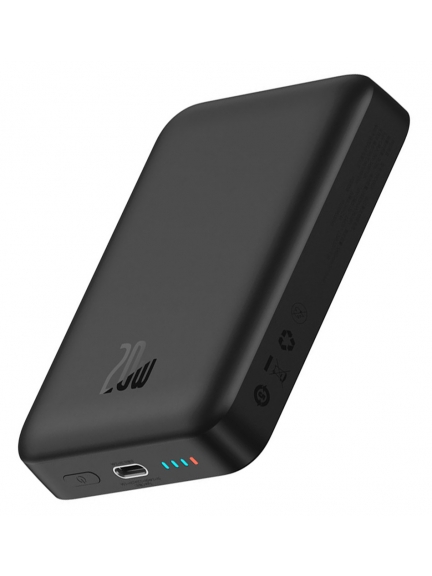 внешний аккумулятор c магнитной зарядкой iPhone Baseus Magnetic Mini Wireless Fast Charge Power Bank 10000mAh 20W