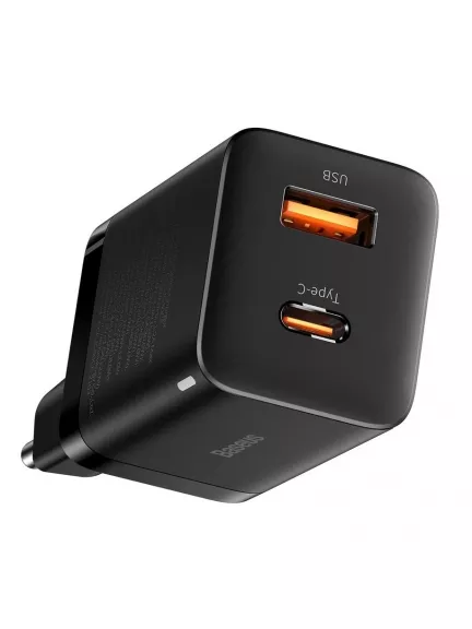 сетевая зарядка для телефона и планшета Baseus Super Si Pro Quick Charger C+U 30W