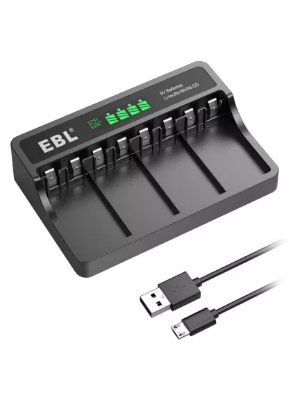 зарядное устройство для аккумуляторов 9V EBL TB-6715 (M7015)