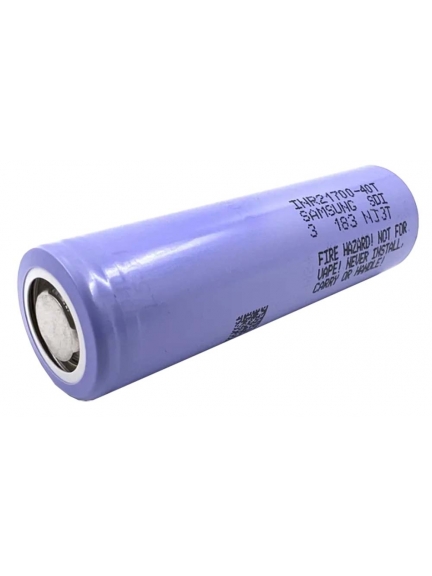 литиевый аккумулятор Samsung INR21700-40T 35A 4000mAh, без защиты