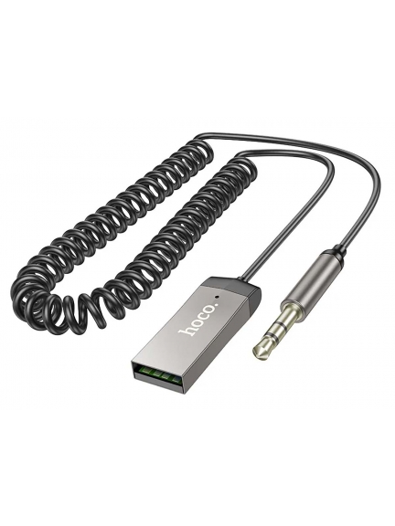 bluetooth аудиоадаптер для автомагнитолы Hoco E78 Benefit car AUX BT receiver with cable