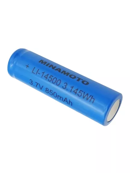 литиевый аккумулятор Minamoto Li-14500 850 мАч, без защиты