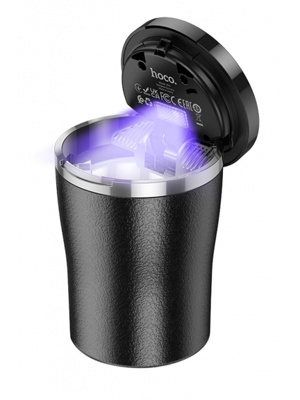 контейнер для мусора Hoco ZP9 Solar car ashtray