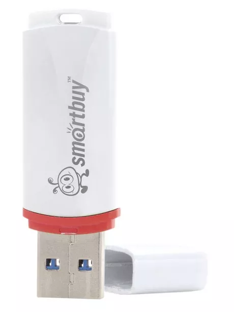 флешка USB SmartBuy Crown 32GB white