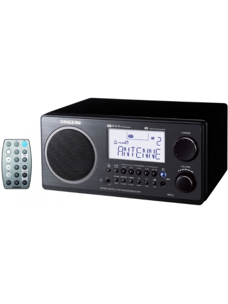 Радиоприемник с пультом управления Sangean WR-2 black