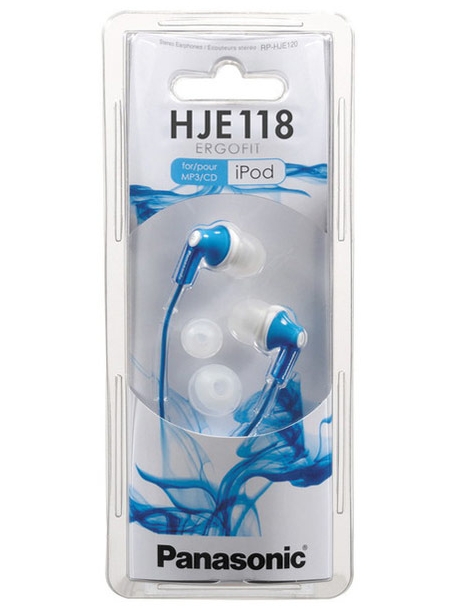 наушники Panasonic RP-HJE118 blue