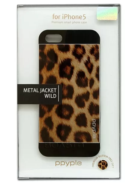 накладка Ppyple Metal Jacket IPhone 5/5S jaguar black