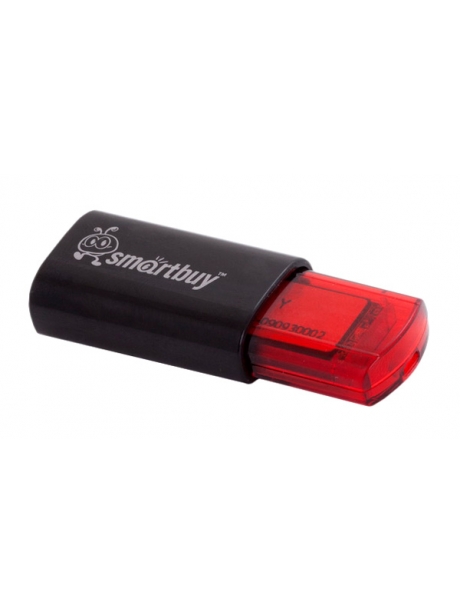 флешка USB SmartBuy Click 64GB black red