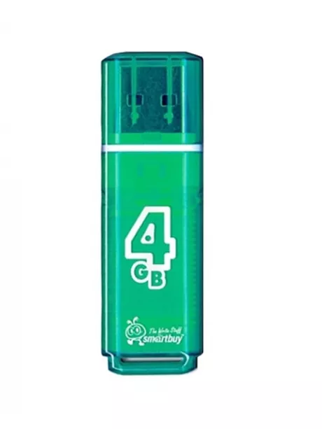 флешка USB SmartBuy Glossy series 4Gb green