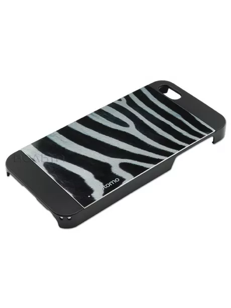 накладка Motomo INO Metal Case IPhone 5 zebra black
