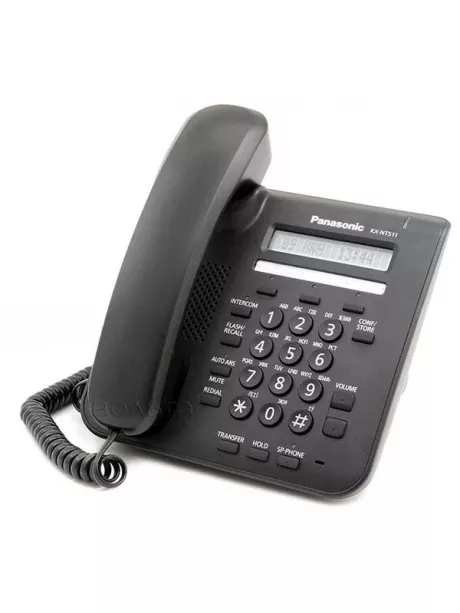 системный IP-телефон Panasonic KX-NT511ARU black