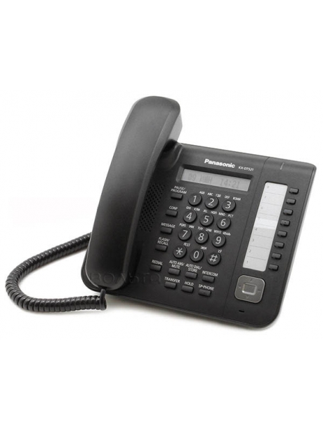 системный телефон Panasonic KX-DT521RU black