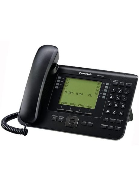 системный IP-телефон Panasonic KX-NT560RU black