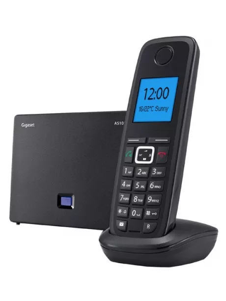 Беспроводной IP телефон Gigaset A510 IP черный