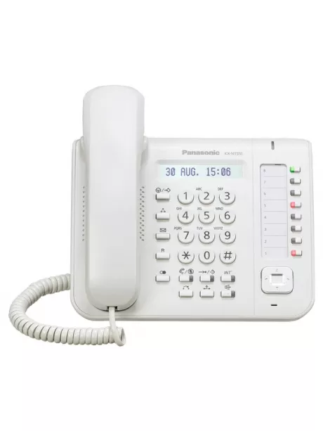 системный IP-телефон Panasonic KX-NT551RU white