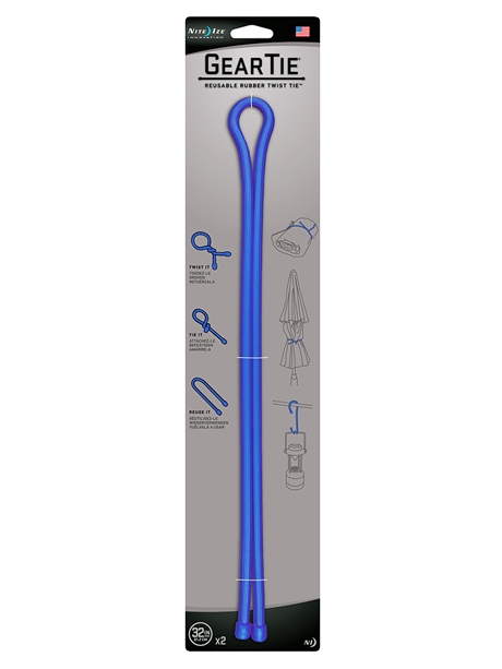 стяжка многоразовая Nite Ize Gear Tie 32" (81,2 см.) blue