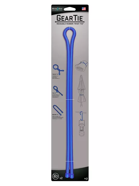 стяжка многоразовая Nite Ize Gear Tie 32" (81,2 см.) blue