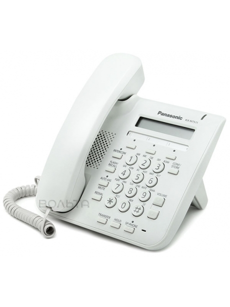системный IP-телефон Panasonic KX-NT511ARU white