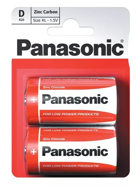 батарейки (2 шт.) Panasonic R20/D-2S 