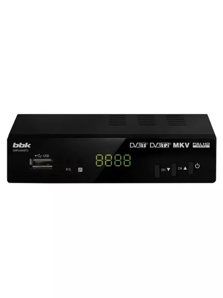 ТВ-тюнер DVB-T2 BBK SMP240 HDT2 черный
