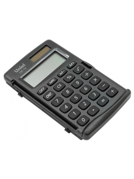 карманный калькулятор Uniel UK-14 black