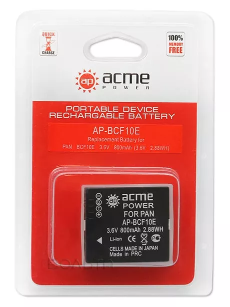 аккумулятор AcmePower BCF10 800 mAh 