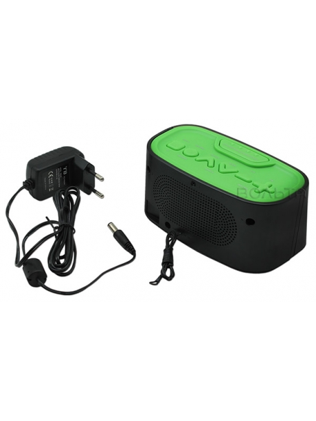 электронные часы настольные Uniel UTR-33 black/green