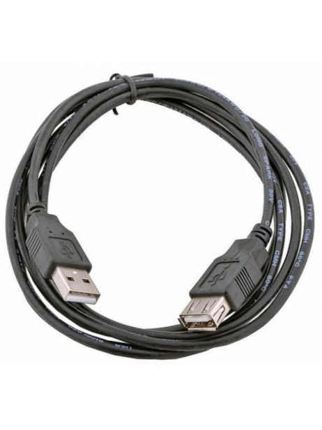 удлинитель Gembird AM-AF 1.8м USB2.0 (CC-USB2-AMAF-6B) black