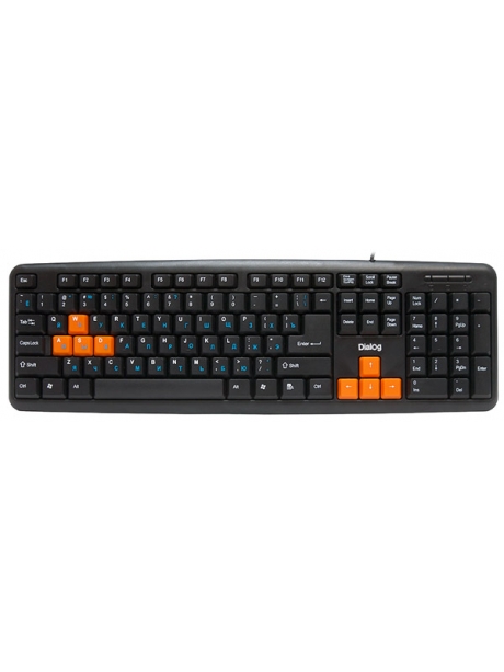 клавиатура Dialog KS-020U black/orange