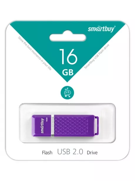 флешка USB SmartBuy Quartz series 16Gb violet