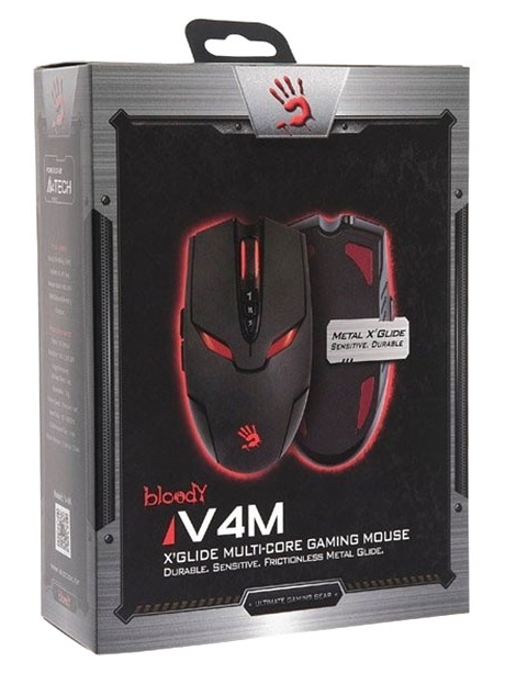 мышь компьютерная A4Tech Bloody V4M black