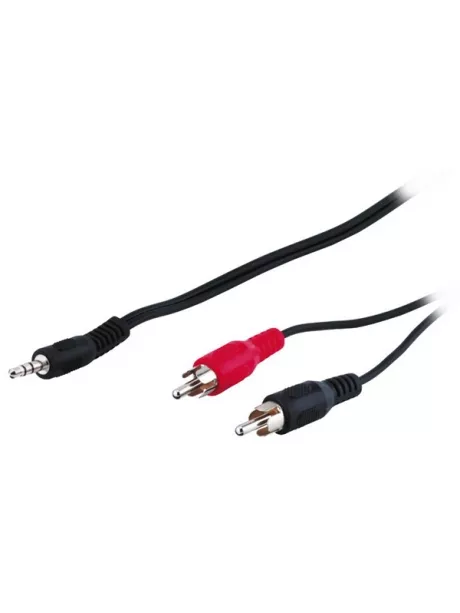 кабель межблочный Gembird 3.5mm>2xRCA 15.0m (M/M) CCA-458-15M 