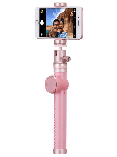 монопод для селфи Momax Selfie Pro Selfie Pod 90 см KMS4 rose gold
