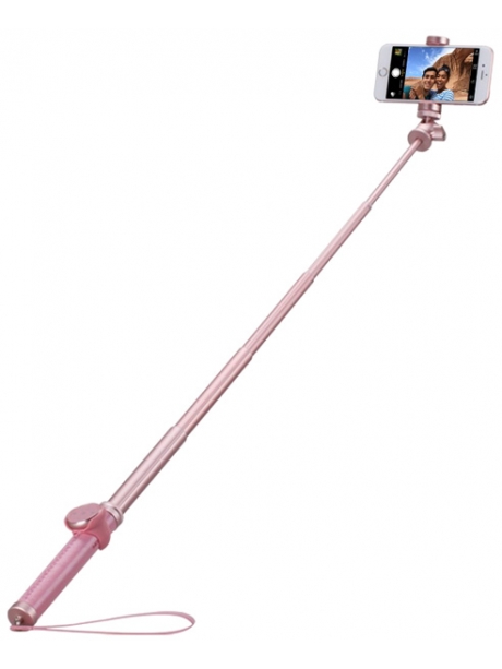монопод для селфи Momax Selfie Pro Selfie Pod 90 см KMS4 rose gold