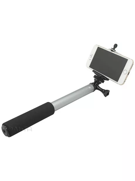 монопод для селфи Momax SelfiFit Bluetooth Selfi Pod KMS1 silver