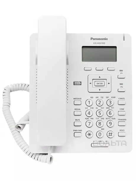VoIP телефон Panasonic KX-HDV100RU white