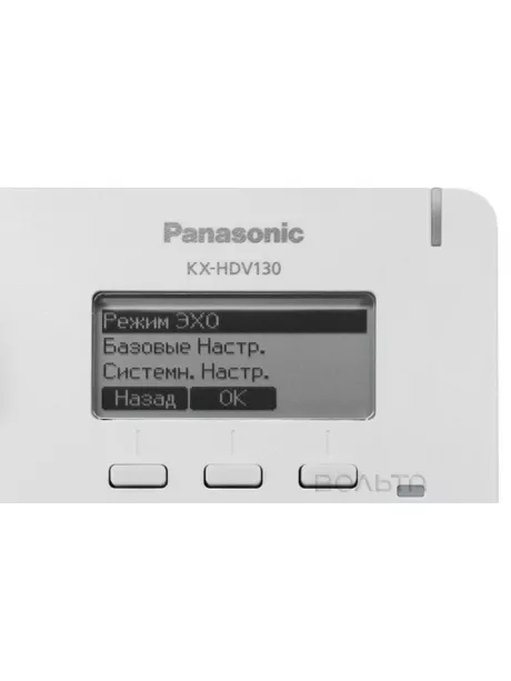 VoIP телефон Panasonic KX-HDV130RU white
