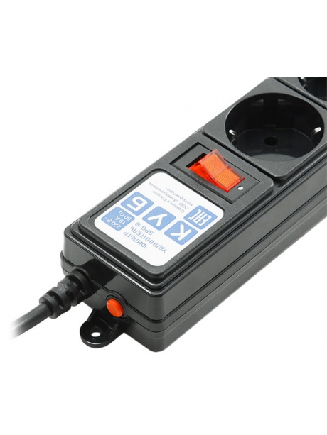 сетевой фильтр Power Cube SPG-B-15 5,0 м/5 black