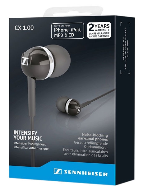 наушники Sennheiser CX 1.00 black