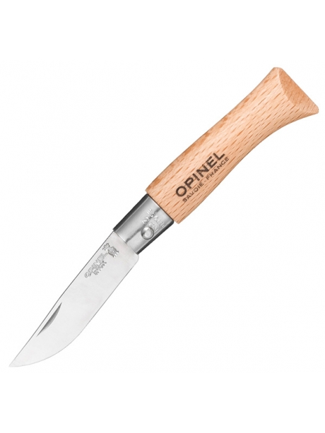 складной нож Opinel №03 Stainless Steel бук