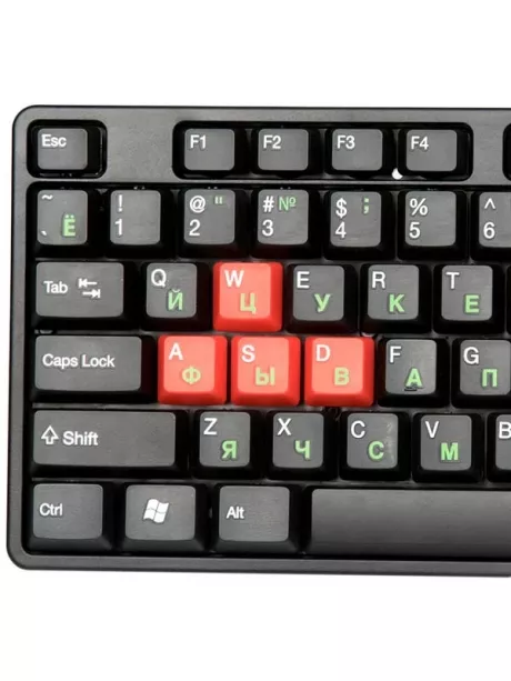 клавиатура Dialog KS-030U black/red