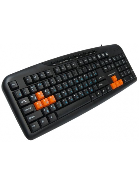 клавиатура Nakatomi KN-11U black/orange