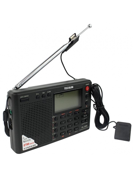 цифровой радиоприемник с хорошим приемом Tecsun PL-380 (export version) black