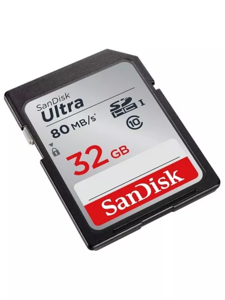 карта памяти SanDisk 32Gb SDHC Class 10 Ultra UHS-I 80MB/s 