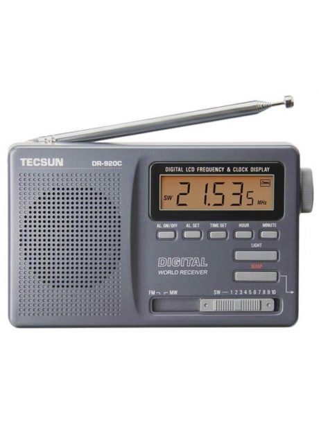 карманный радиоприемник с цифровой шкалой​ Tecsun DR-920C (export version) blue grey