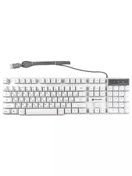 клавиатура с подсветкой Dialog KGK-15U white