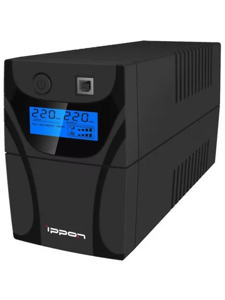 ИБП Ippon Back Power Pro LCD 500 black